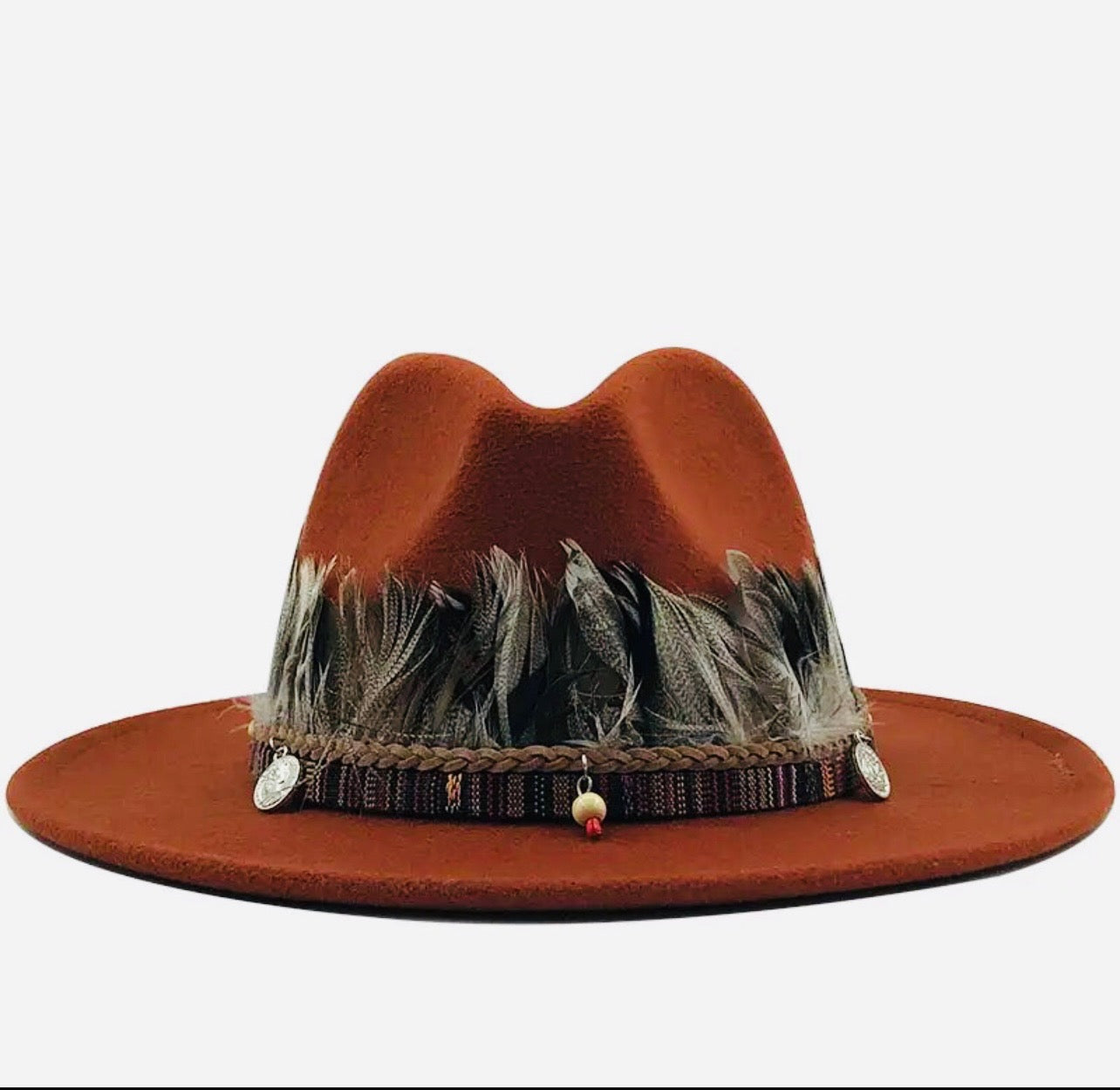 Unisex  Collection Fedora Hats With Feather