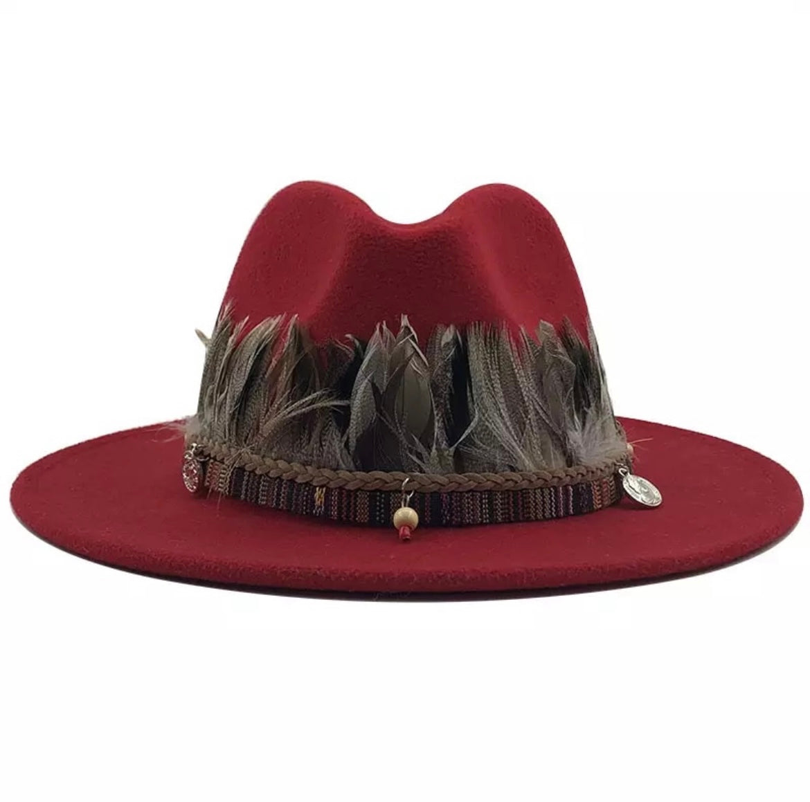 Unisex  Collection Fedora Hats With Feather