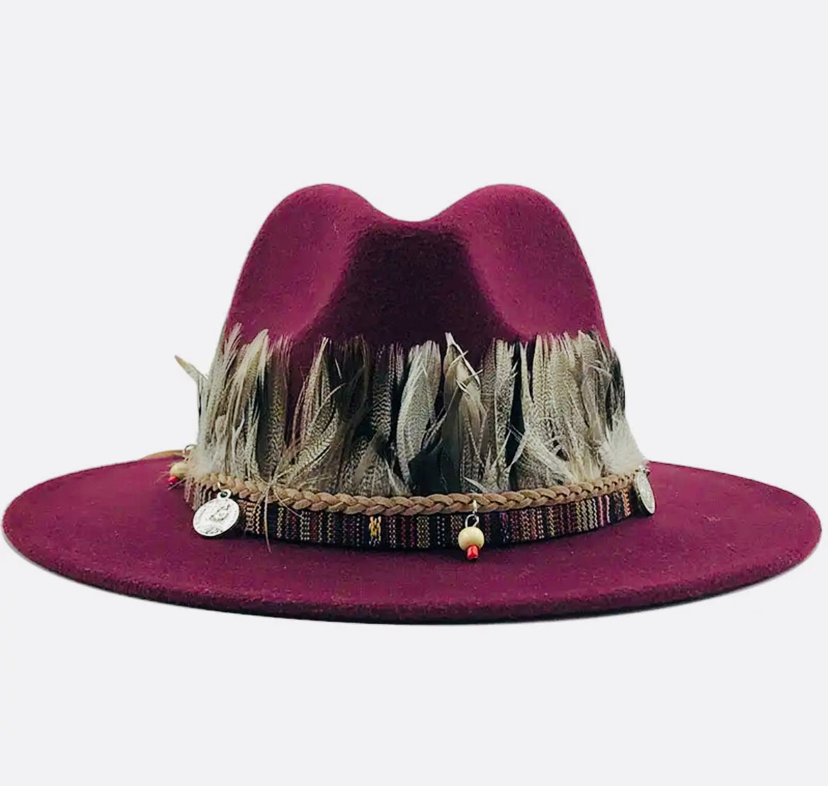Unisex  Collection Fedora Hats With Feather