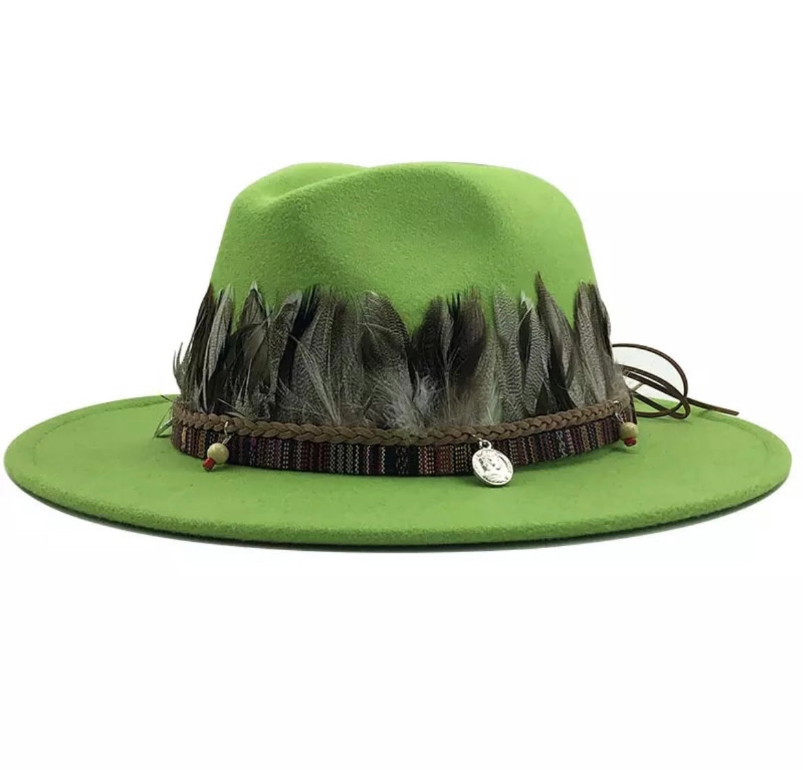 Unisex  Collection Fedora Hats With Feather