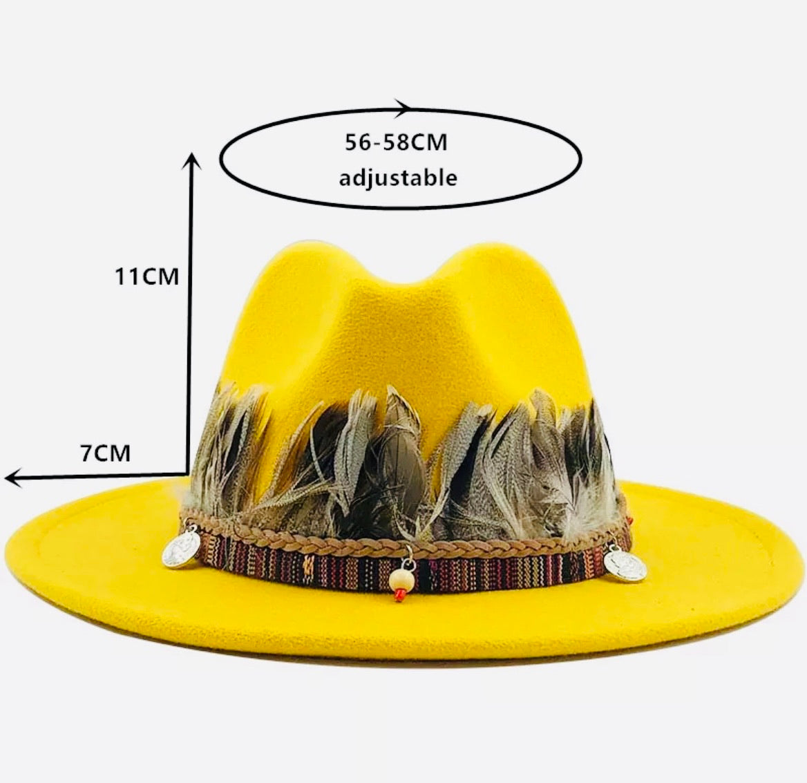 Unisex  Collection Fedora Hats With Feather