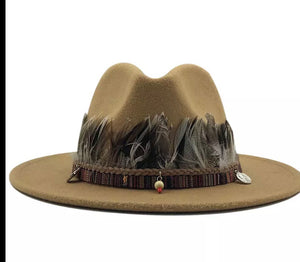 Unisex  Collection Fedora Hats With Feather