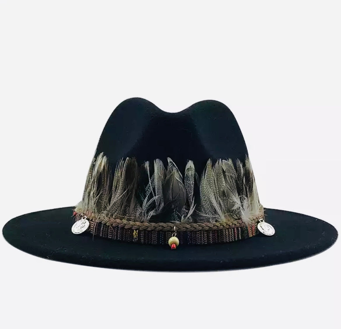 Unisex  Collection Fedora Hats With Feather
