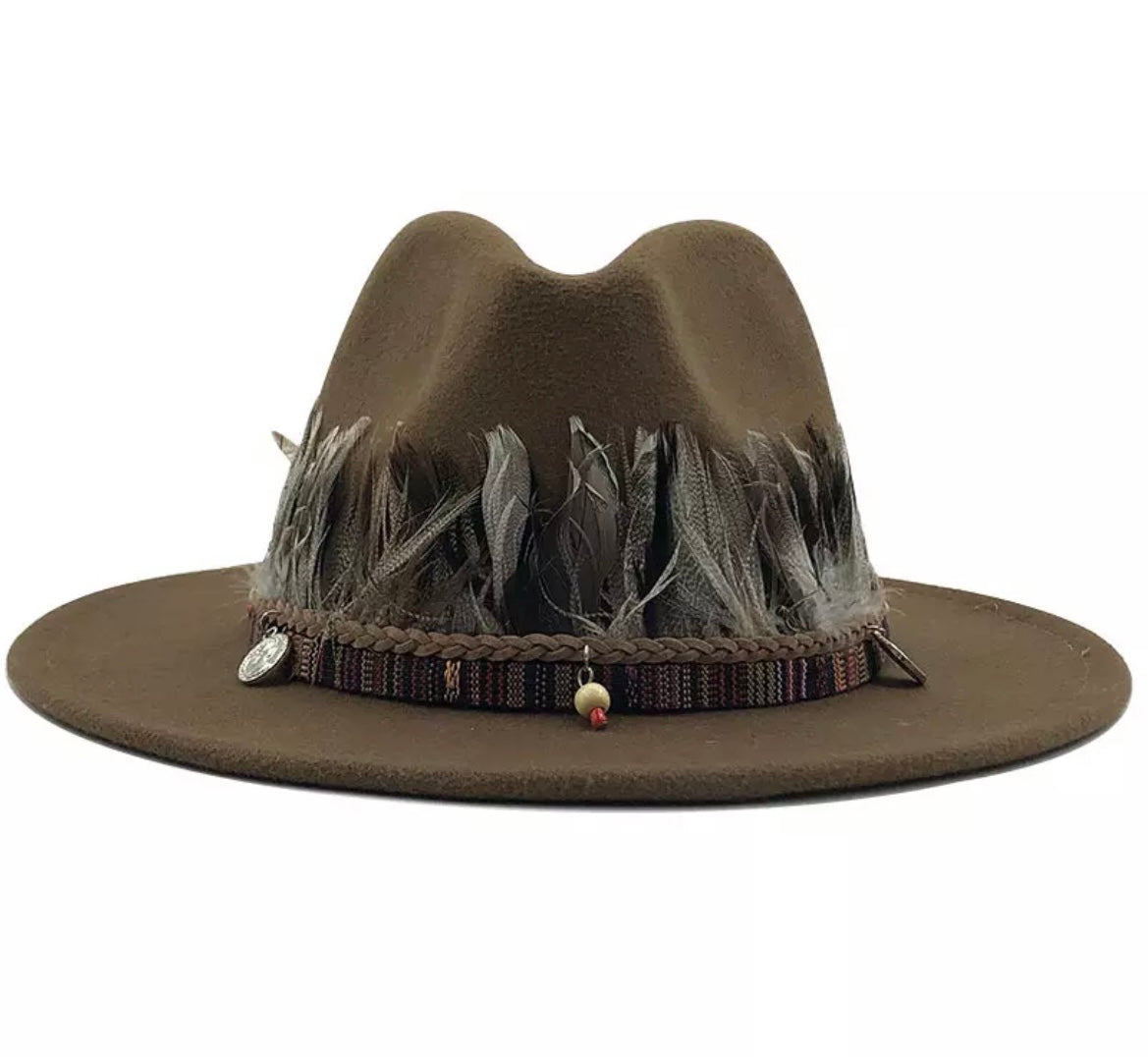 Unisex  Collection Fedora Hats With Feather
