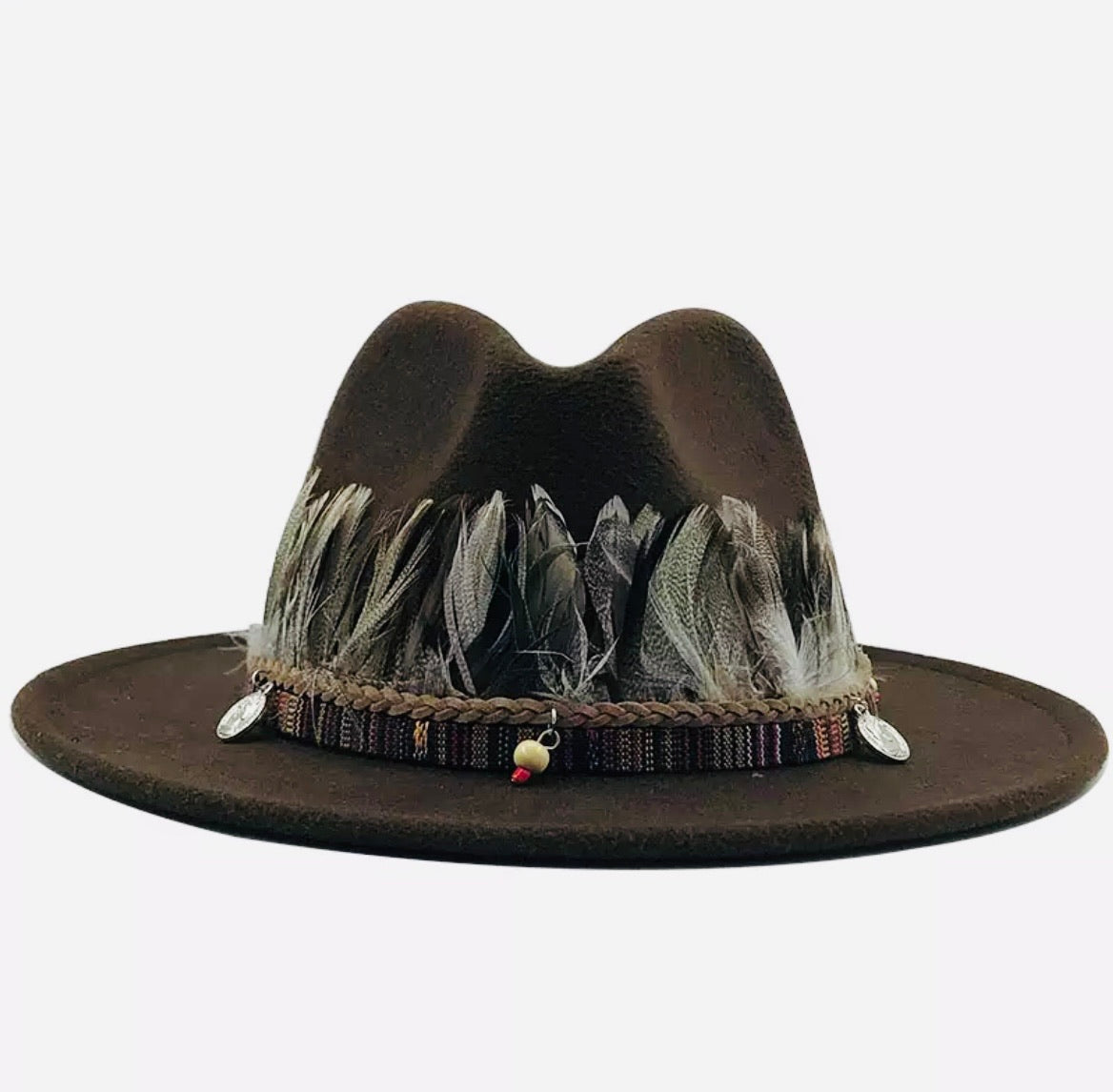Unisex  Collection Fedora Hats With Feather