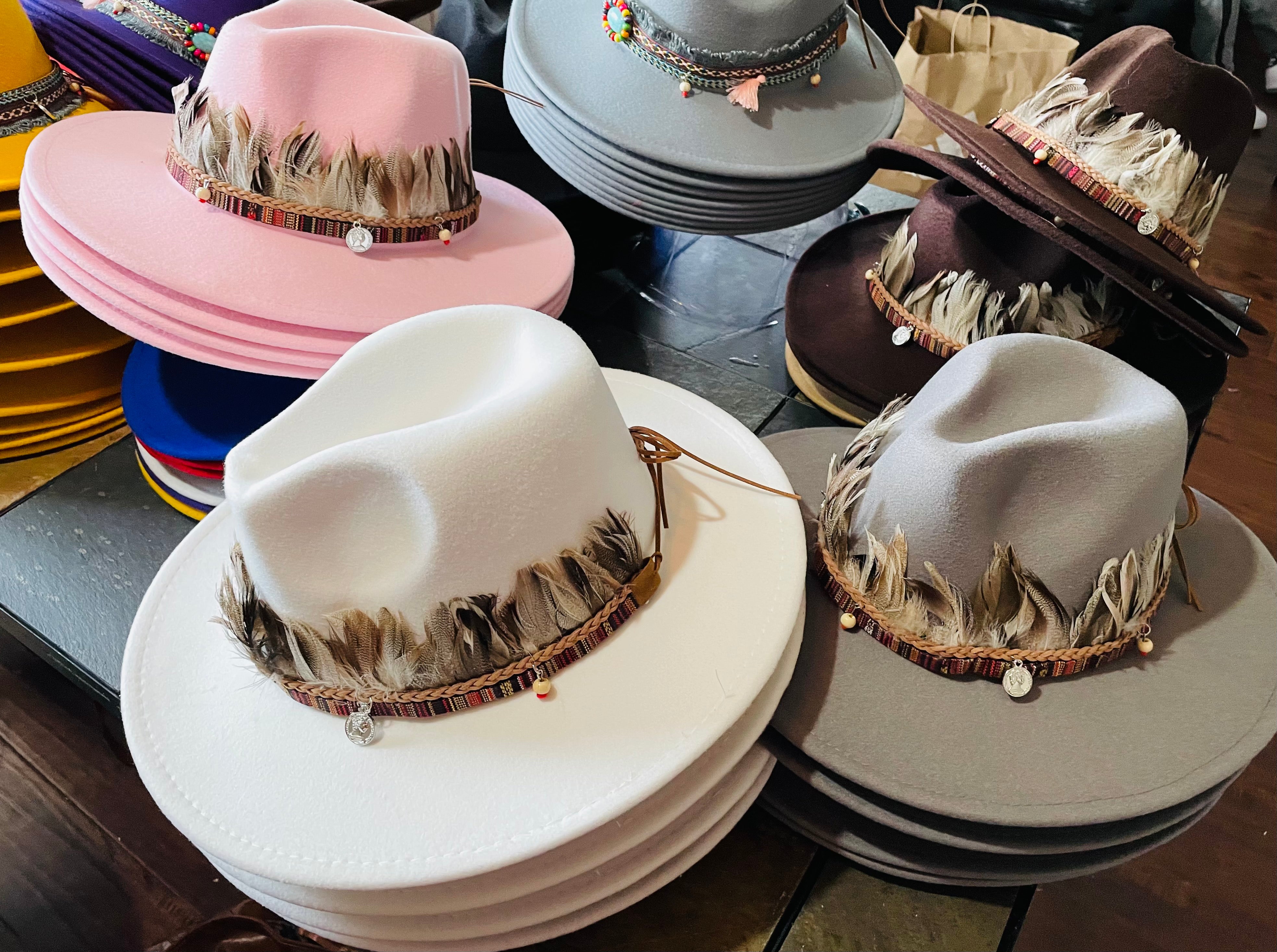 Unisex  Collection Fedora Hats With Feather